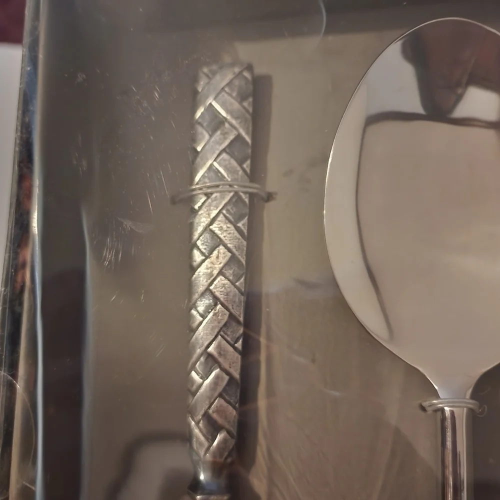 Artimino 2 Piece Serve Set Fork and Spoon New In Box